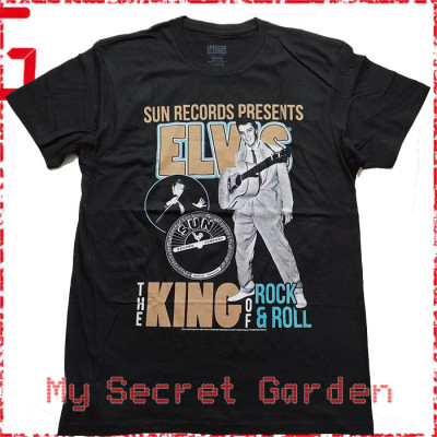 Elvis Presley - King Of Rock And Roll Official T Shirt ( Men M, L ) ***READY TO SHIP from Hong Kong***